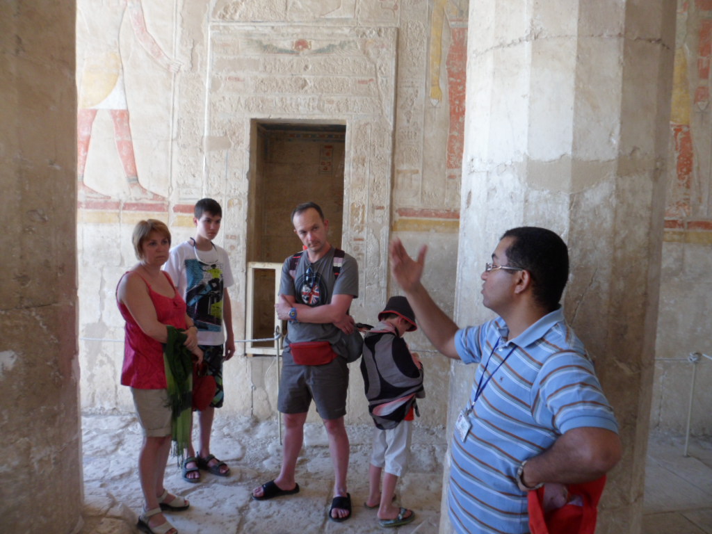 le temple de la reine Hatchepsout à Louxor
