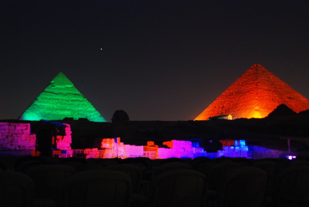 son et lumière aux pyramides