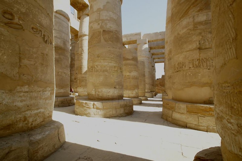 la grande Salle Hypostyle-karnak